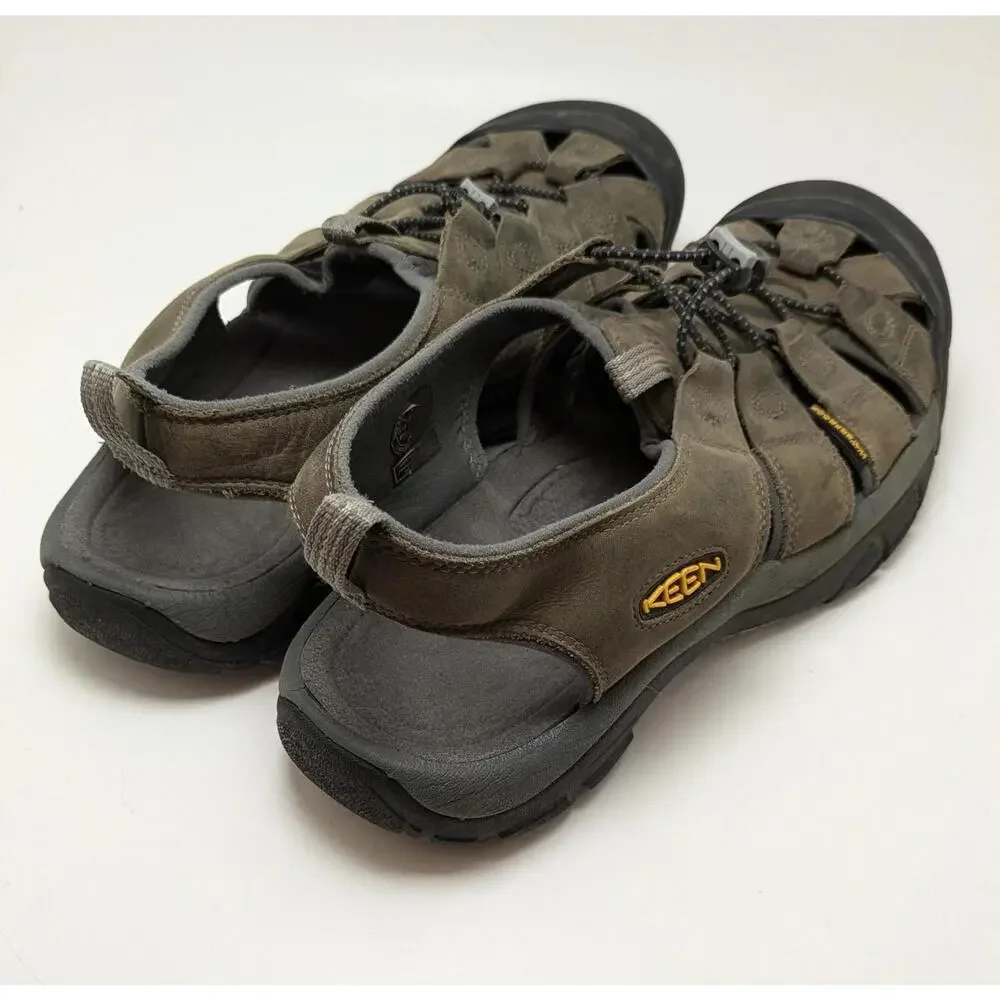 Mens Keen Newport Trail Waterproof Leather Closed Toe Sandals 1010122‎ Size 14